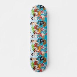 Party Pirate Skateboard für Tiere Crew