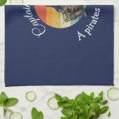 Party Pirate Thema Geschirrtuch (Gefaltet)