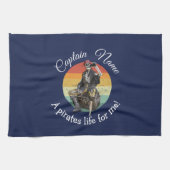 Party Pirate Thema Geschirrtuch (Horizontal)