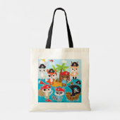 Party Pirate Tote Bag Tragetasche (Rückseite)