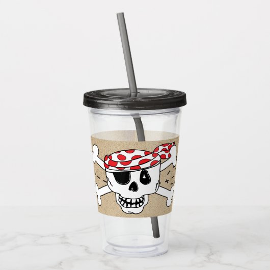 Party Pirates Acryltrinkbecher (Links)