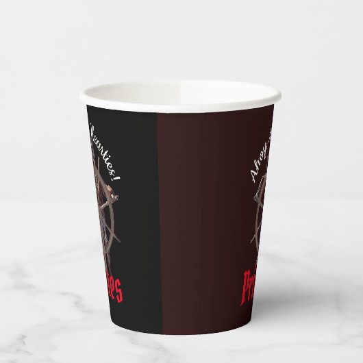 Party Pirates Skelettführer Pappbecher (Links)