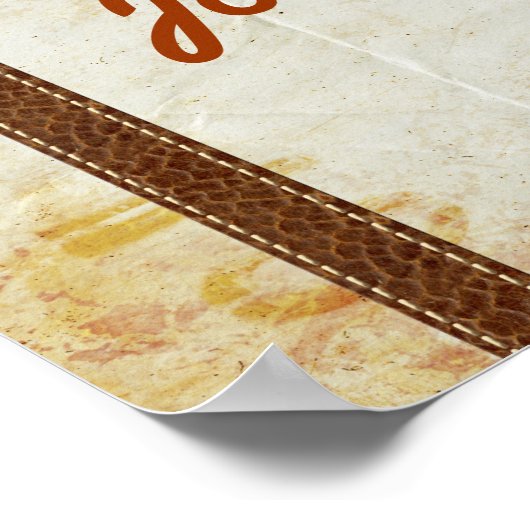 Party-Plakat für Reisegepäck Poster (Ecke)