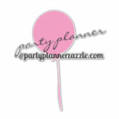 Party-Plane für Ballon Alle Farbname Car-Aufkleber Aufkleber (Vorderseite)