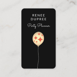 Party Planer Ballon Business Card Visitenkarte