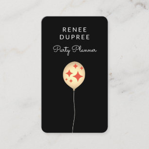 Party Planer Ballon Business Card Visitenkarte