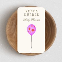 Party Planer Ballon Business Card