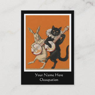 Party-Planer-/Banjo-Spieler-/Musik-Lehrer-Karte Visitenkarte