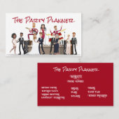 Party Planer Business Ca Visitenkarte (Vorne/Hinten)