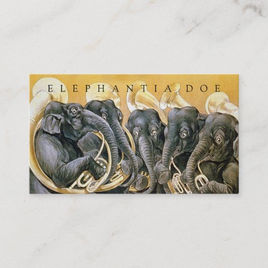 Party-Planer doppelseitig Visitenkarte (Vorderseite)