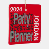 Party Planer Extraordinaire CUSTOM Keramikornament (Rechts)