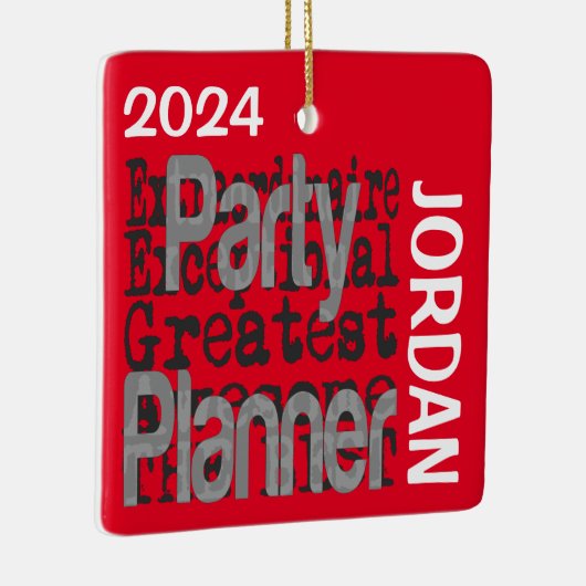 Party Planer Extraordinaire CUSTOM Keramikornament (Rechts)