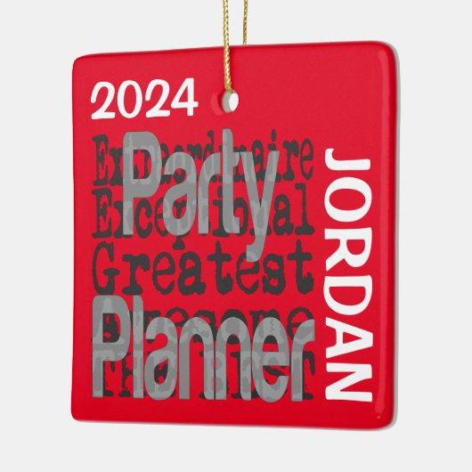 Party Planer Extraordinaire CUSTOM Keramikornament (Links)