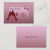 Party-Planer-Geschäfts-Karte Visitenkarte (Vorne/Hinten)