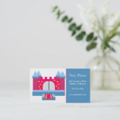 Party-Planer-Geschäfts-Karten Visitenkarte (Stehend Vorderseite)