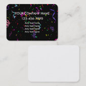 Party-Planer-Geschäfts-Karten Visitenkarte (Vorne/Hinten)