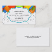 Party-Planer-Geschäfts-Karten Visitenkarte (Vorne/Hinten)