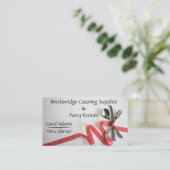 Party-Planer-und Ereignis-Catering-Versorgungen Visitenkarte (Stehend Vorderseite)