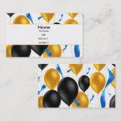 Party-Planer Visitenkarte (Vorne/Hinten)