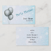 Party Planer Visitenkarte (Vorne/Hinten)