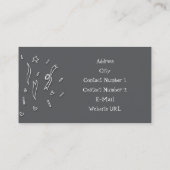 Party Planer Visitenkarte (Rückseite)