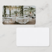 Party-Planer Visitenkarte (Vorne/Hinten)