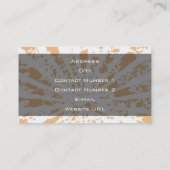 Party Planer Visitenkarte (Rückseite)