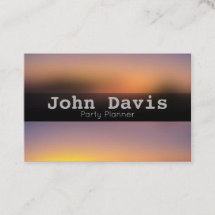Party-Planer-Visitenkarte Visitenkarte