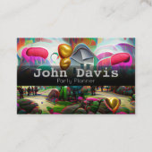 Party-Planer-Visitenkarte Visitenkarte (Vorderseite)