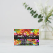 Party-Planer-Visitenkarte Visitenkarte (Stehend Vorderseite)