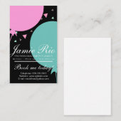Party Planner Birthday Planung Ballon Confetti Visitenkarte (Vorne/Hinten)