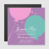 Party Planner Birthday Planung Ballon Magnet (Vorne/Hinten)