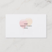 Party Planner Business Card (rot & gelb) Visitenkarte (Rückseite)