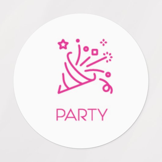 Party-Planner / Organisationsaufkleber / Etiketten (Design 1)