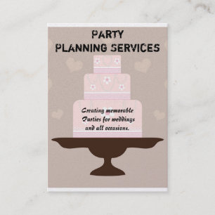 Party-Planung Visitenkarte