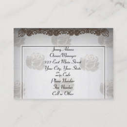 Party-Planung Visitenkarte