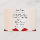 Party-Planung Visitenkarte (Rückseite)