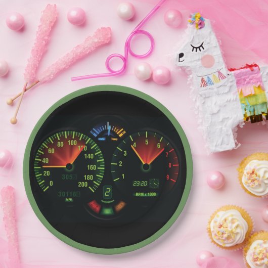 Party-Platte für das Radometer Odometer Pappteller (Party)