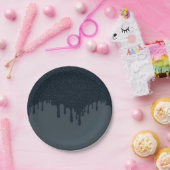 Party-Platte für den Kohleeffekt - individuell ein Pappteller (Party)