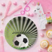 Party-Platte für Fußball-Designpapier Pappteller (Party)