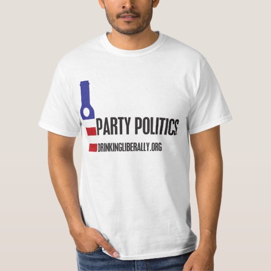 Party Politik Männer T - Shirt (Vorderseite)