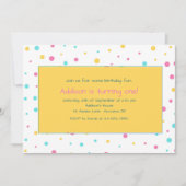 Party Polka Dot Einladung (Vorderseite)