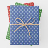 Party Polka Dots Pattern Geschenkpapier Set (Beispiel)