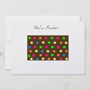 Party-Polka-Punkt-Einladung Einladung