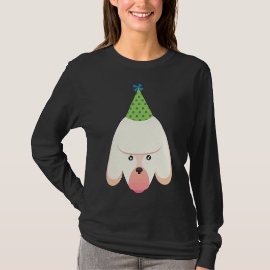 Party Poodle T-Shirt (Vorderseite)