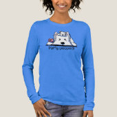 Party Pooped Westie Lover Tri-Blend Shirt (Vorderseite)