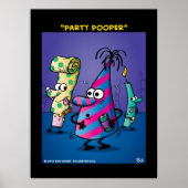 "Party Pooper" Poster (Vorne)