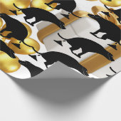 Party Pooper Unglaublich witzig Kackend Hund Geschenkpapier (Ecke)