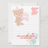 Party Popper Card Ankündigung (Rückseite)