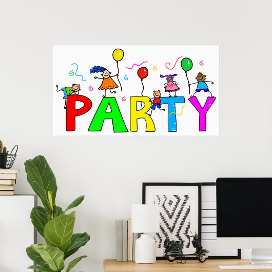 Party Poster (Heimbüro)